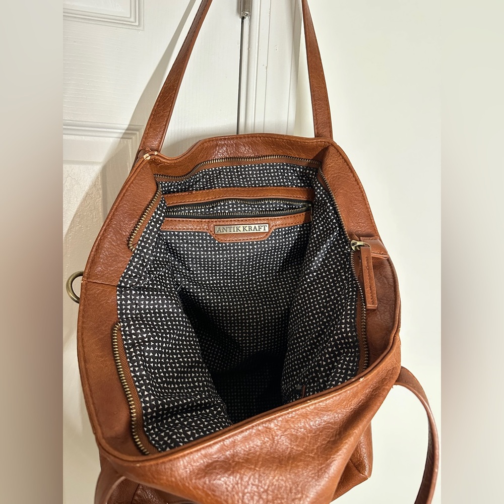 Tj Maxx brown faux leather purse